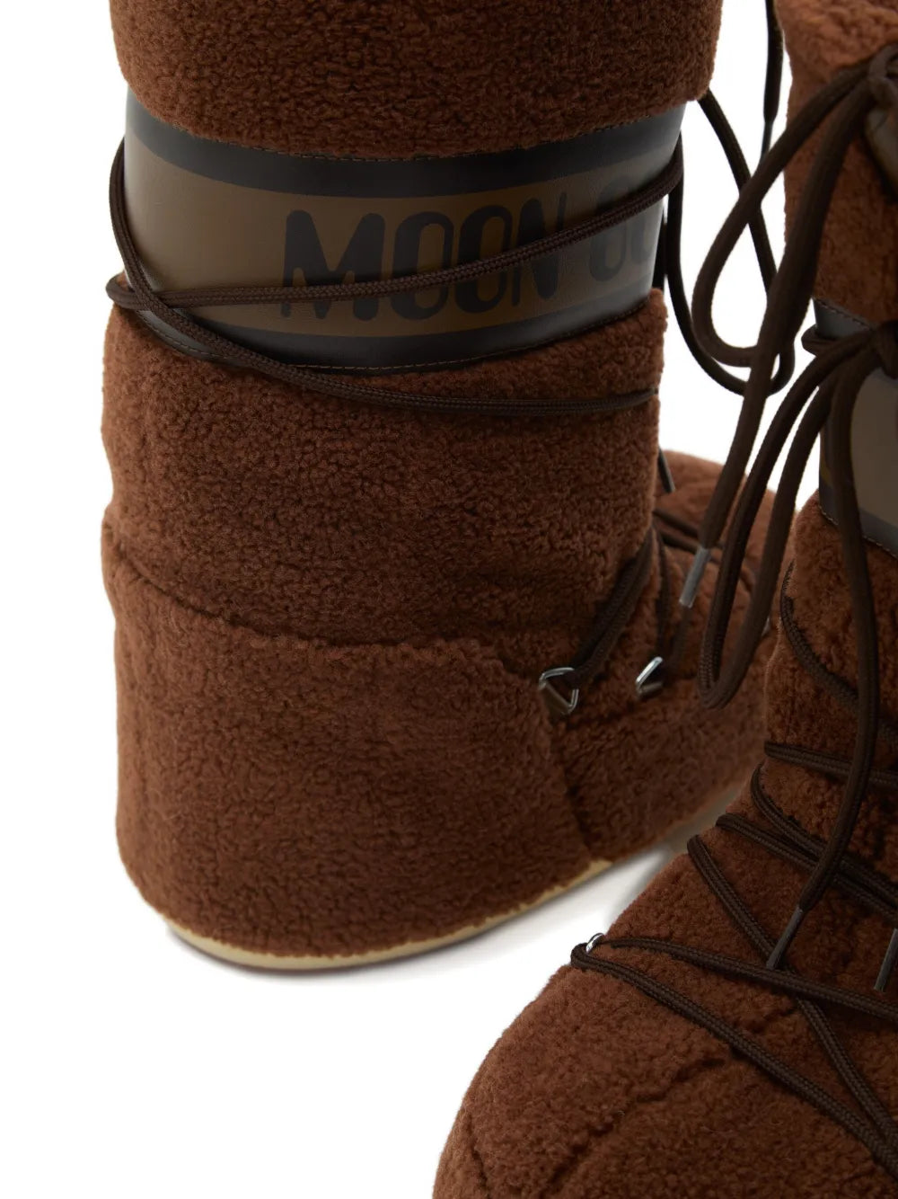 MOON BOOT STIVALI ICON FLEECE BROWN