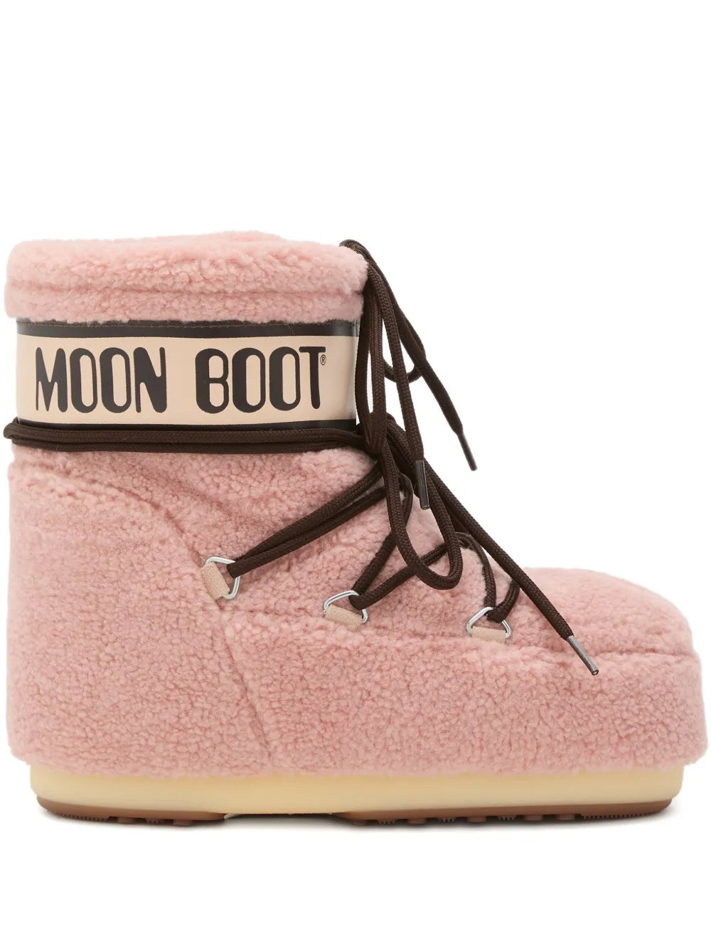 MOON BOOT ICON LOW FLEECE PINK