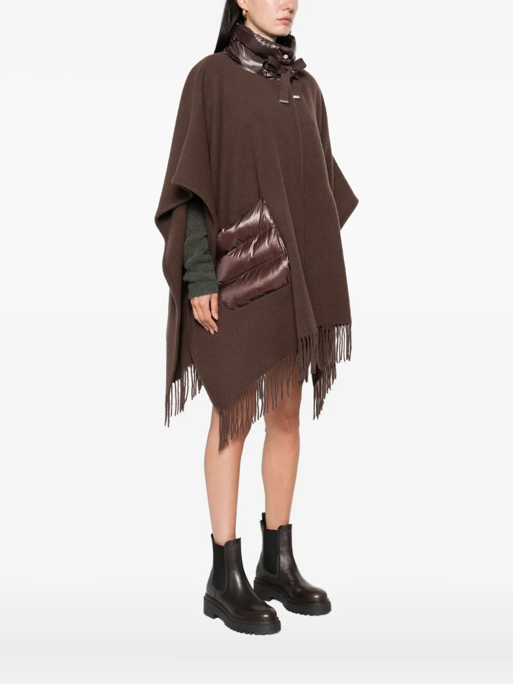 HERNO PONCHO FONDENTE