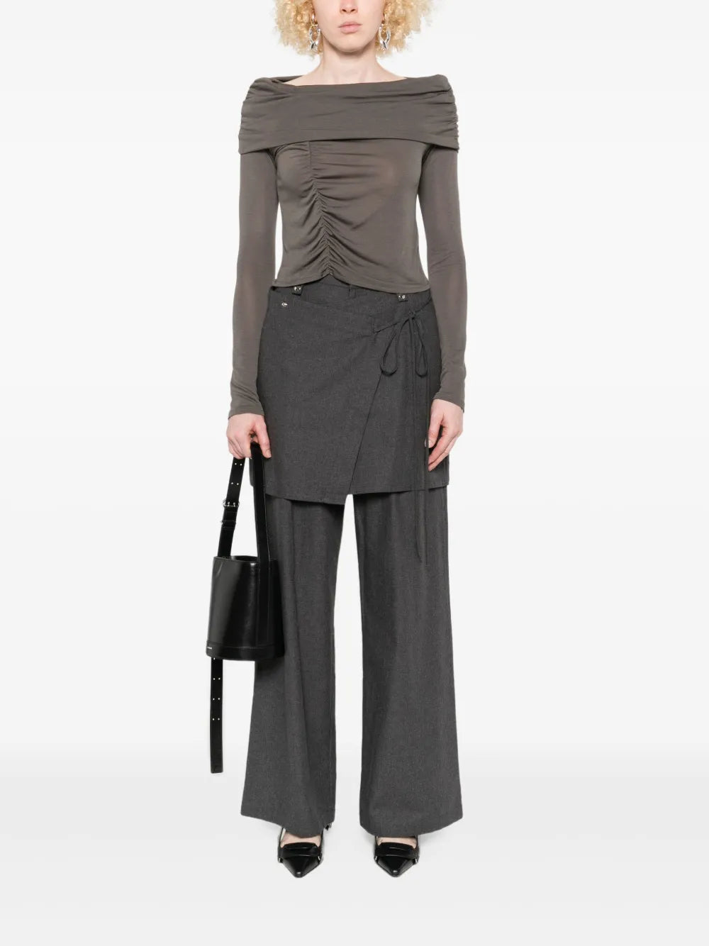 ALOHAS TOP EMICA DARK GREY