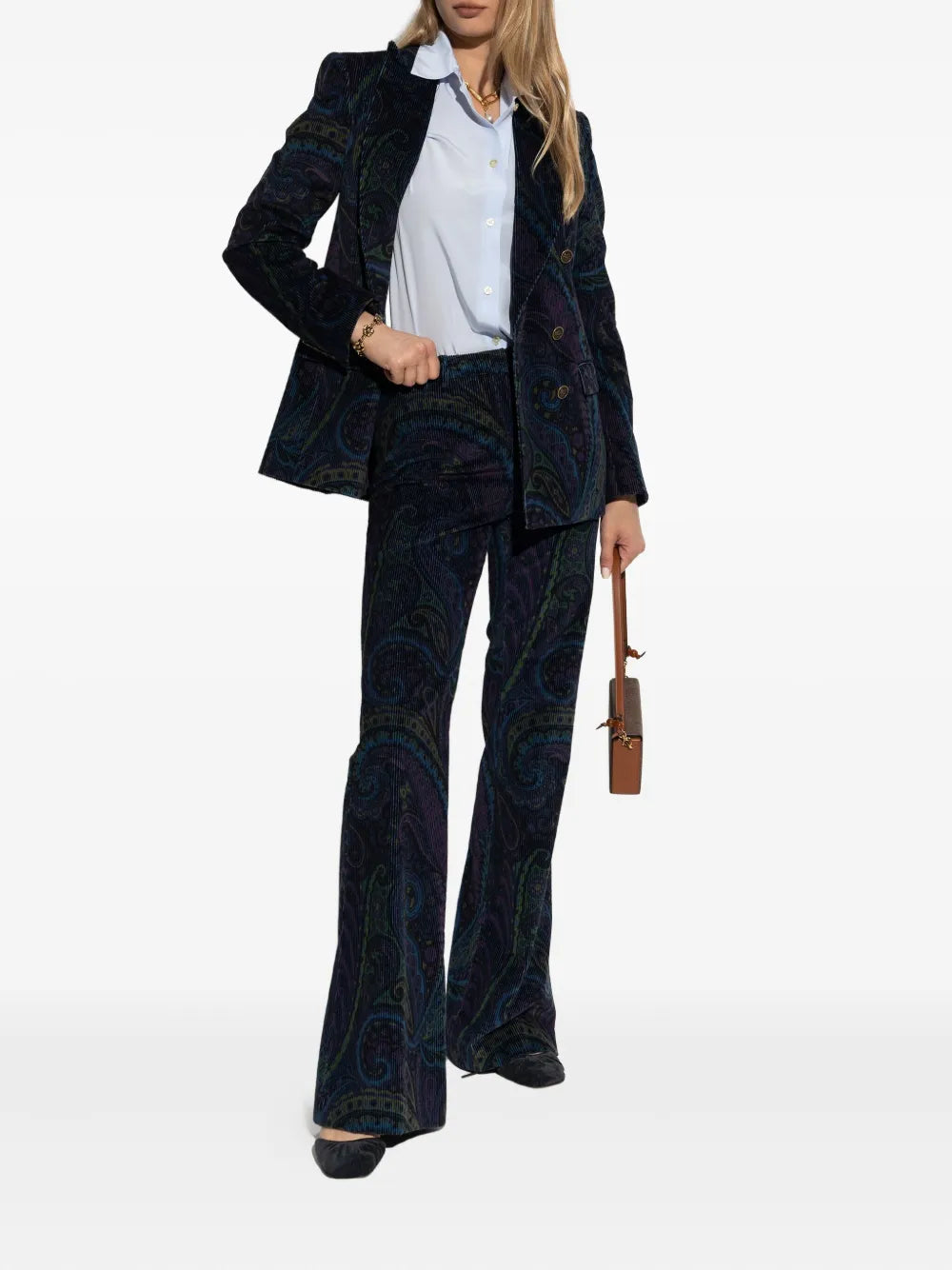 ETRO BLAZER PAISLEY VELLUTO