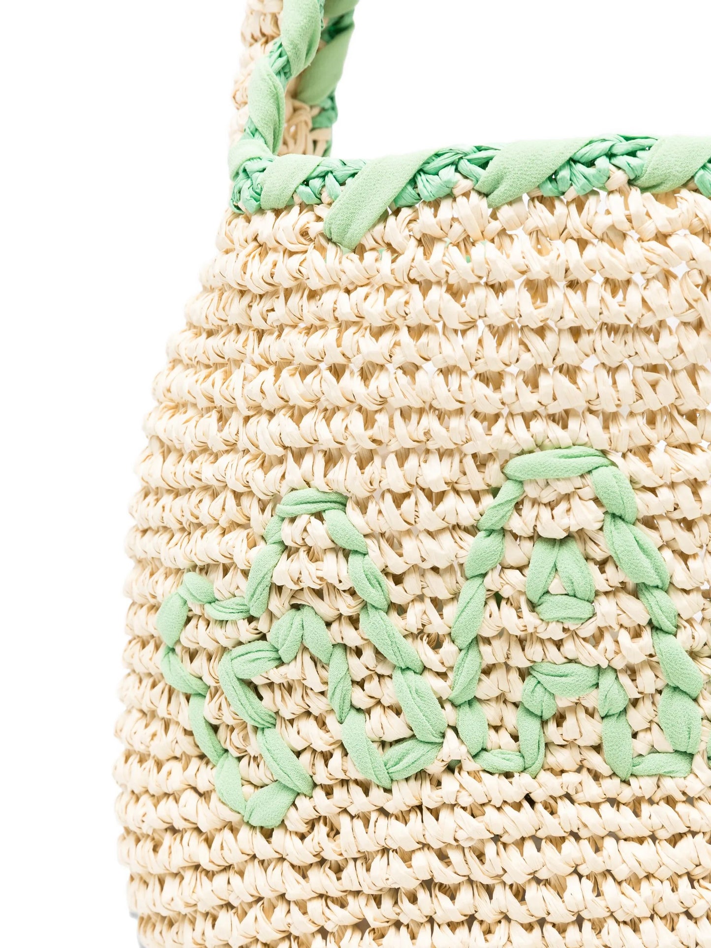 MARNI BORSA NASSA SMALL LOGO VERDE