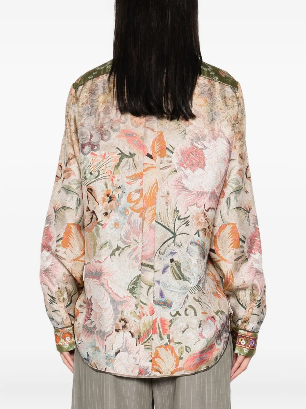 PIERRE-LOUIS MASCIA CAMICIA ALOE  FIORI