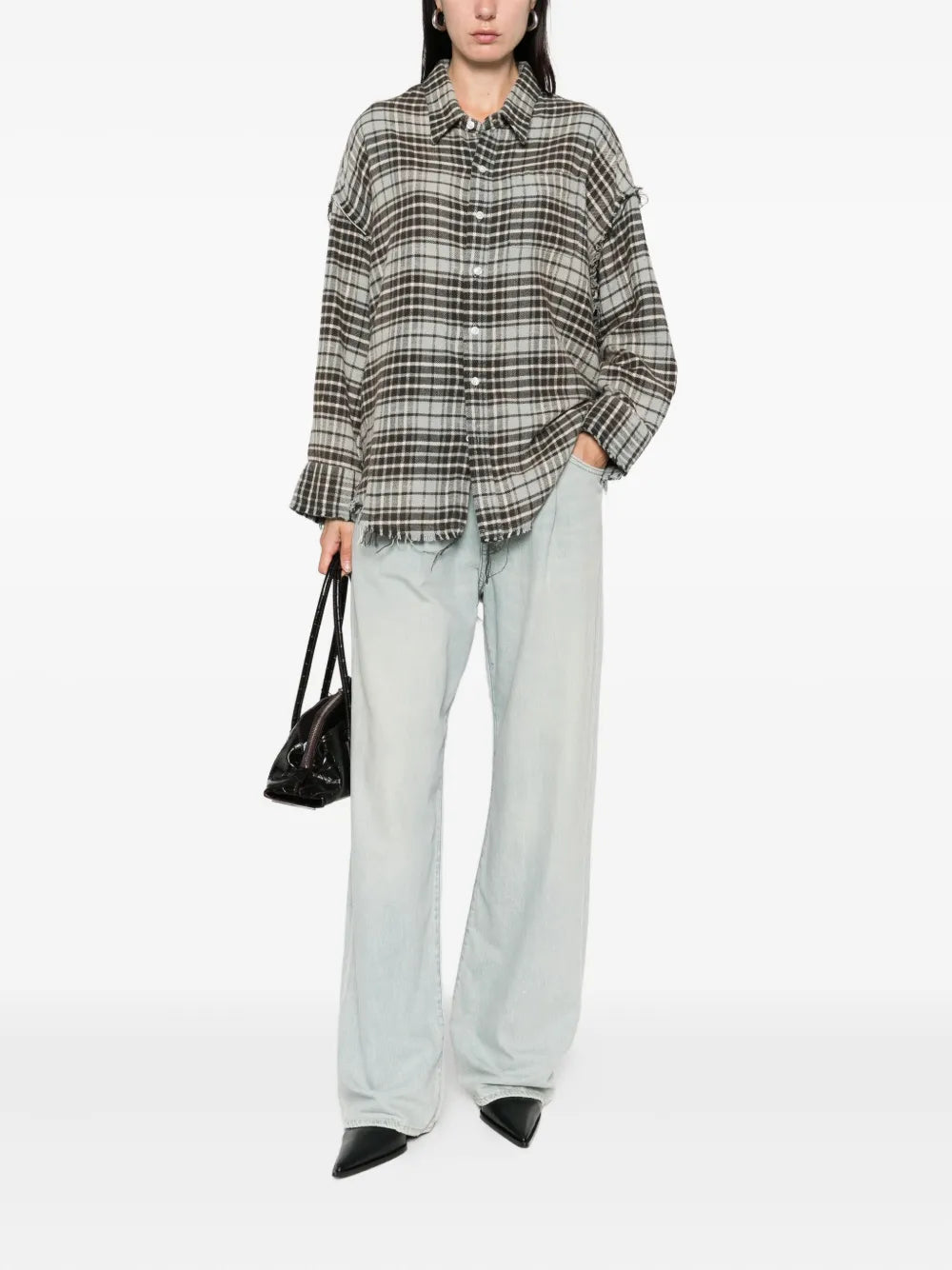 R13 JEANS DAMON AZZURRO