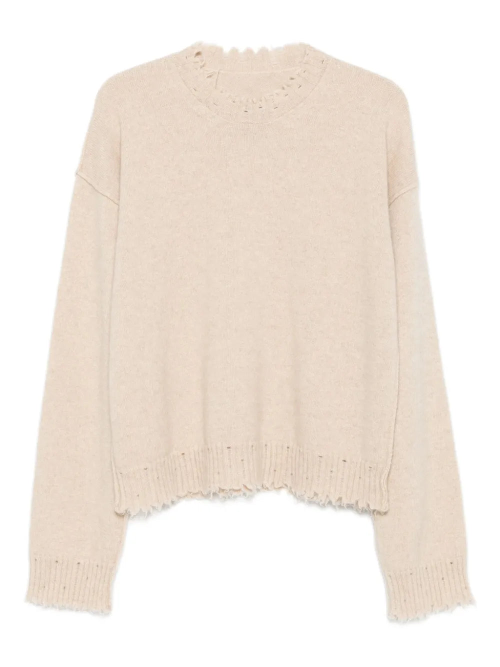 UMA WANG MAGLIONE M/LUNGA TAN