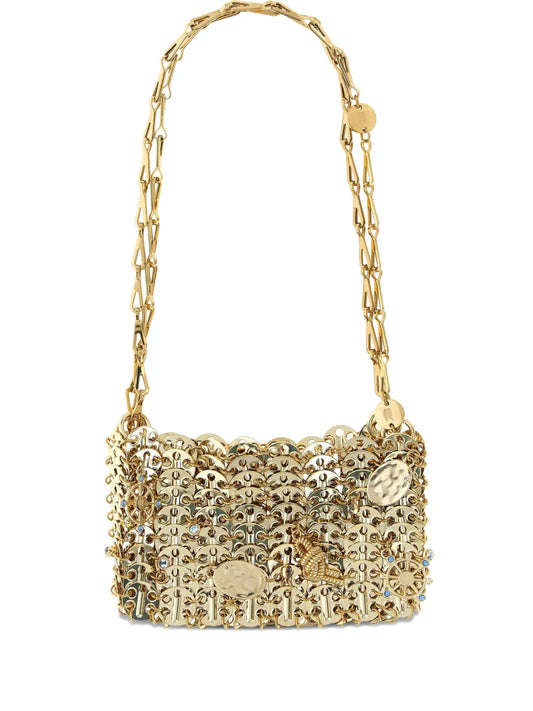 RABANNE BORSA 1969 MINI  GOLD