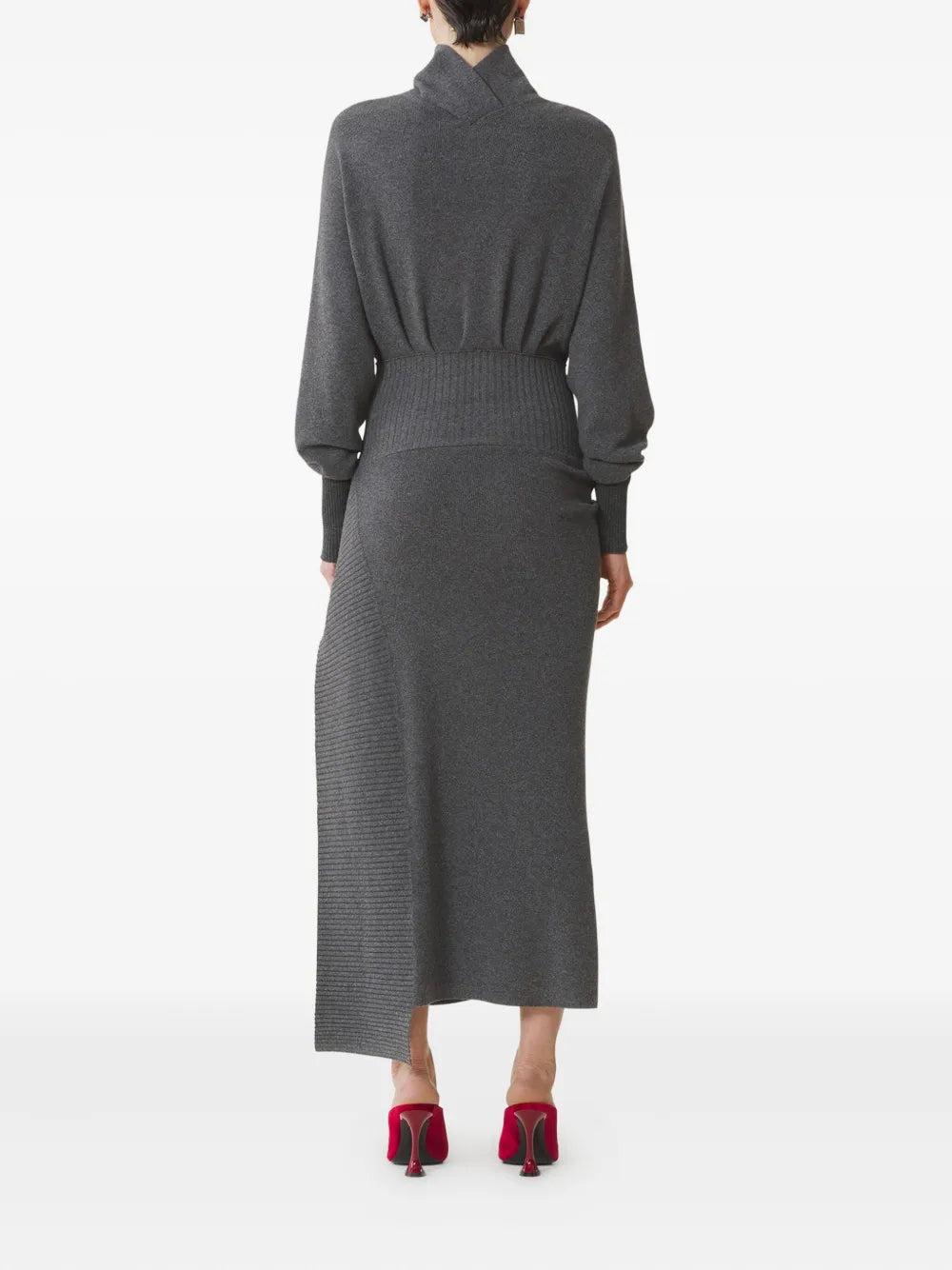 LANVIN ABITO MIDI GREY