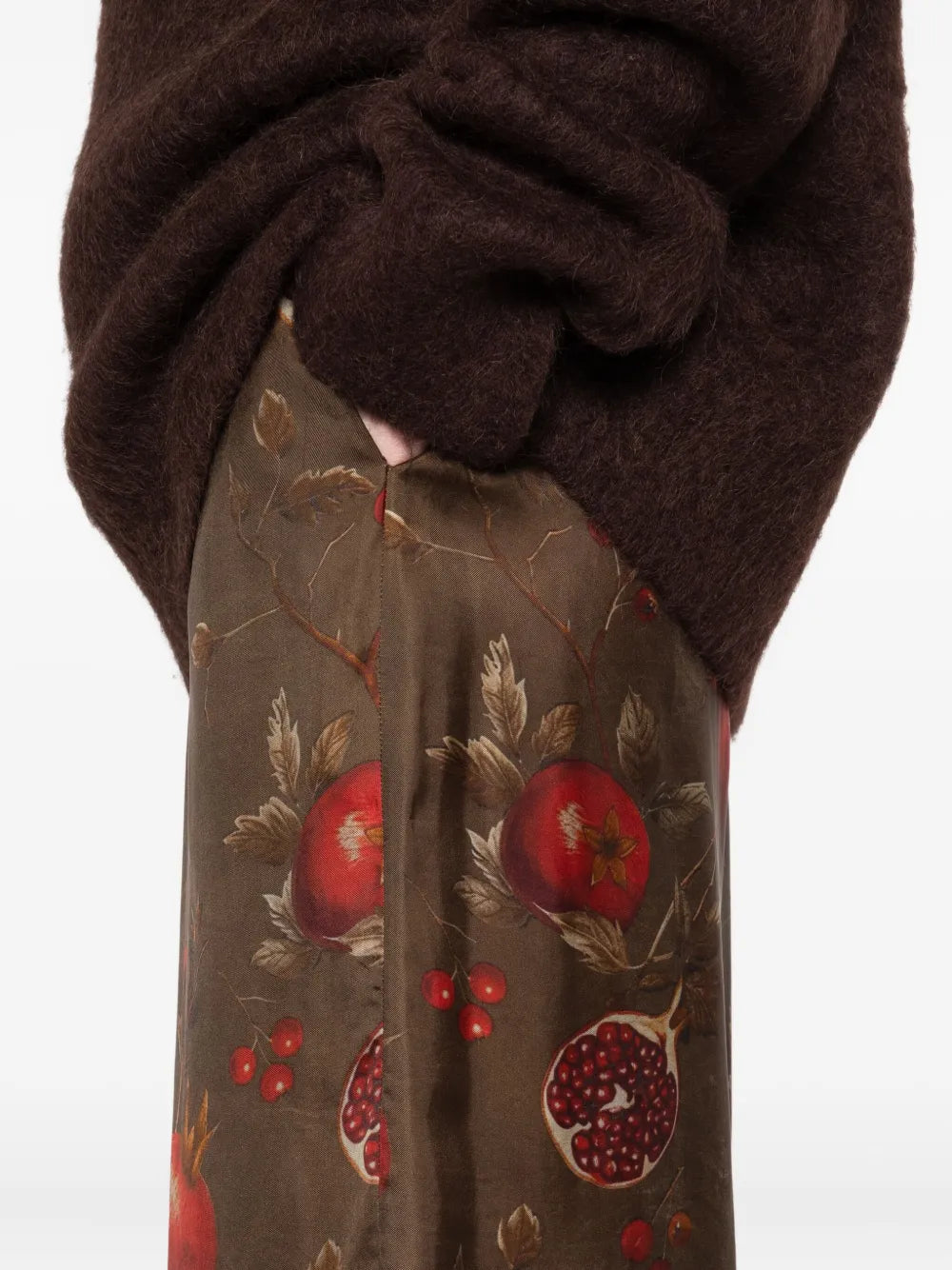 UMA WANG PANTALONE PANSY  MELOGRANO