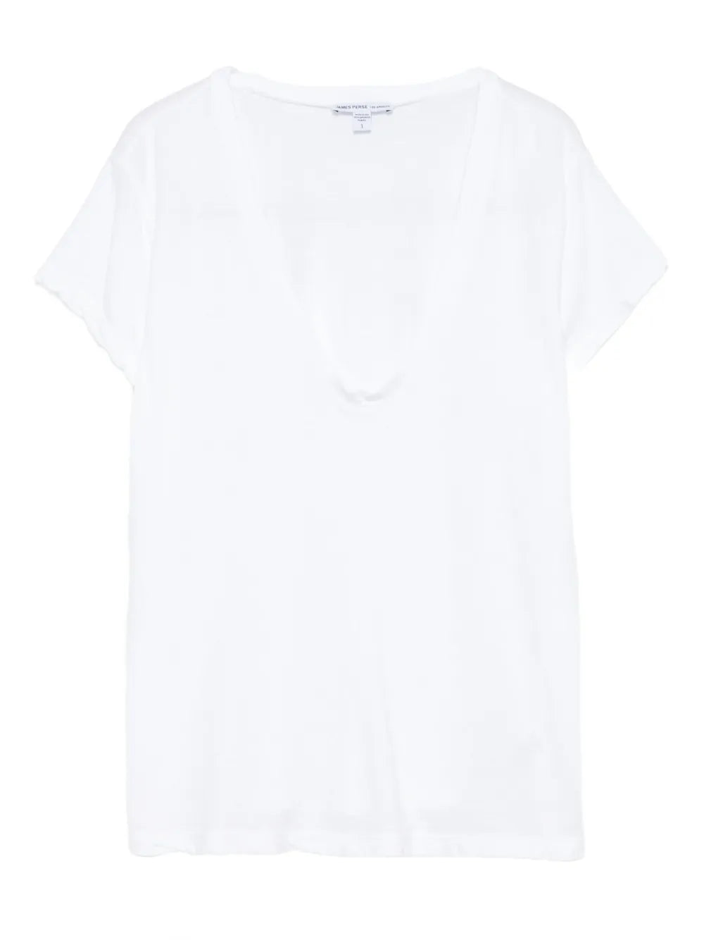 JAMES PERSE T SHIRT SCOLLO V WHITE