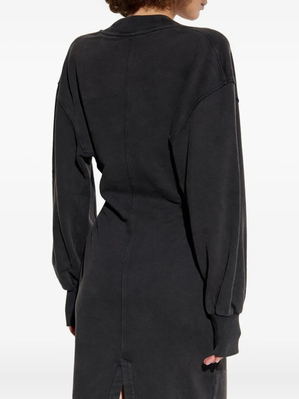 THE ATTICO ABITO MIDI FADED BLACK