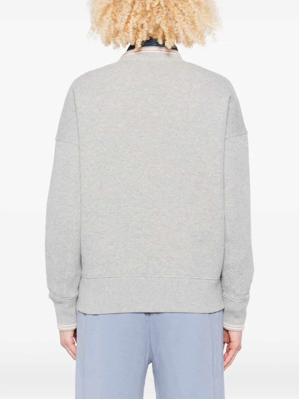 AUTRY FELPA LOGO GREY