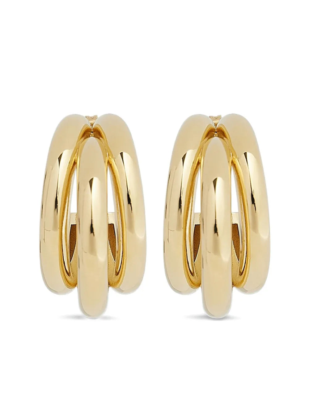 RABANNE ORECCHINI TRIPLO CERCHIO  GOLD