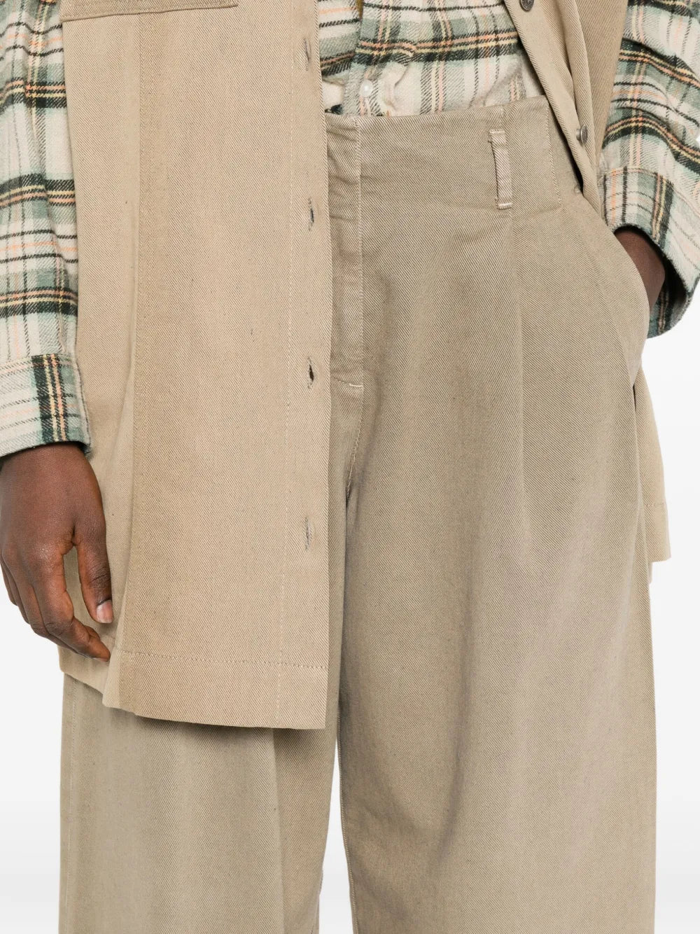 GOLDEN GOOSE PANTALONE JOURNEY KHAKI
