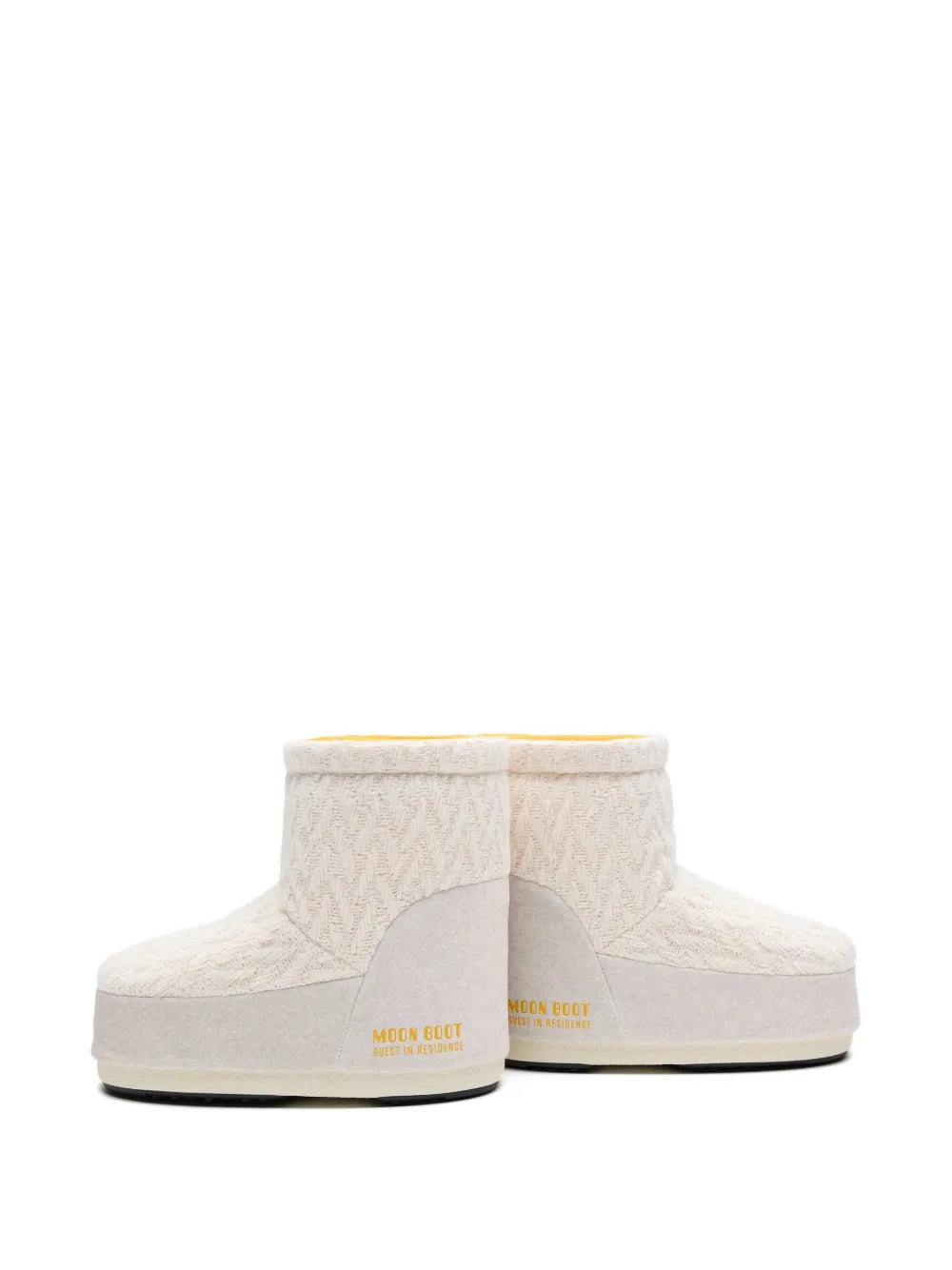 MOON BOOT GUEST IN RESIDENCE ICON LOW NOLACE KNIT WHITE