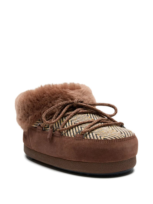 MOON BOOT GUEST IN RESIDENCE EVX CHALET MULE FUR COCOA