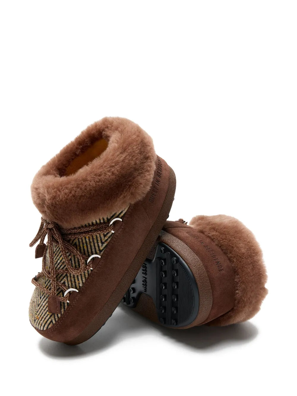MOON BOOT GUEST IN RESIDENCE EVX CHALET MULE FUR COCOA