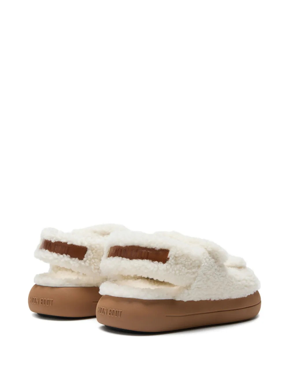 MOON BOOT SANDALO SHEARLING ICE