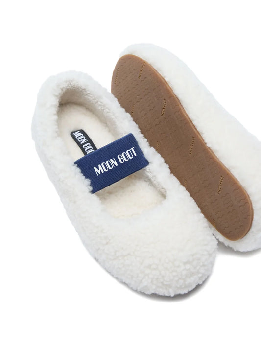 MOON BOOT BALLERINA SHEARLING ICE