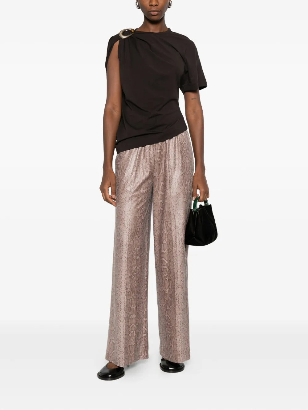 FORTE FORTE PANTALONI STONE