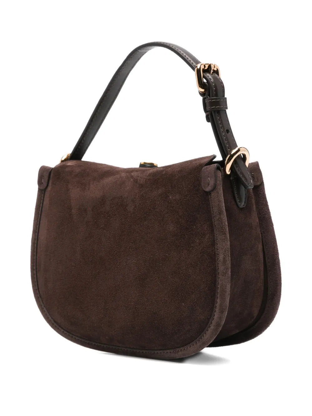 ETRO BORSA CROSSBODY PONY S SUEDE BROWN