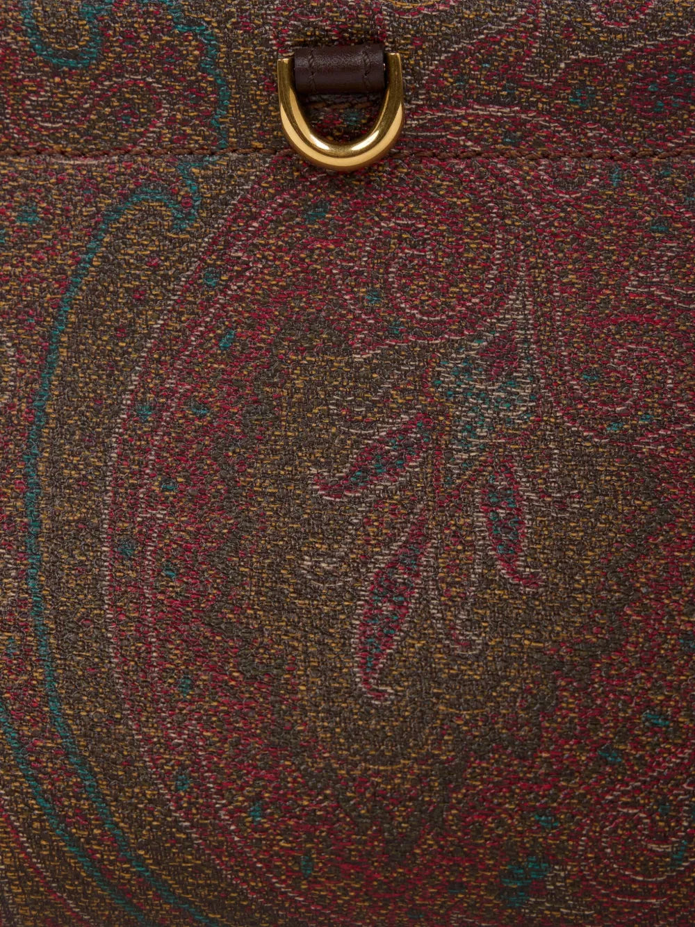 ETRO BORSA CLUTCH TALK XS ARNICA BROWN