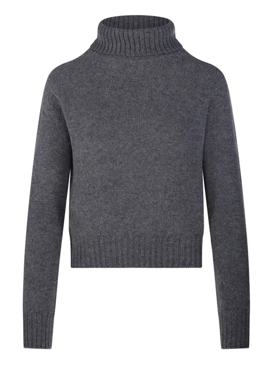 BE YOU MAGLIONE COLLO ALTO GREY
