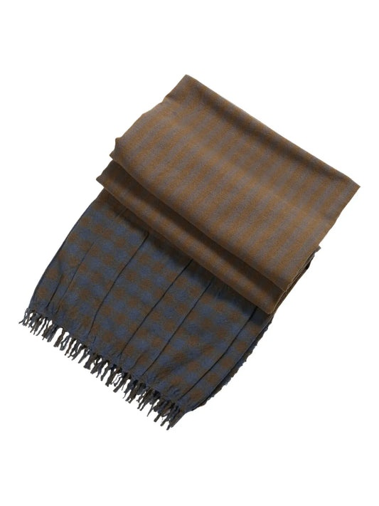 UMA WANG SCIARPA BROWN BLUE
