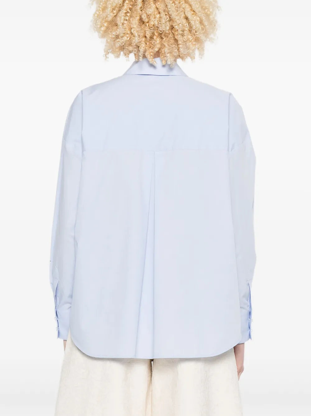 VIVETTA CAMICIA FIOCCO AZZURRO