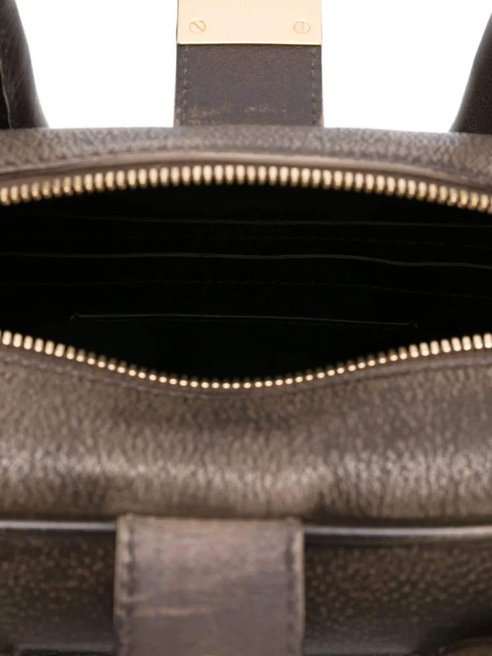GOLDEN GOOSE BORSA VITA BROWN