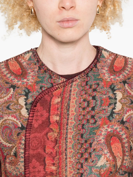 PIERRE-LOUIS MASCIA KIMONO PAISLEY