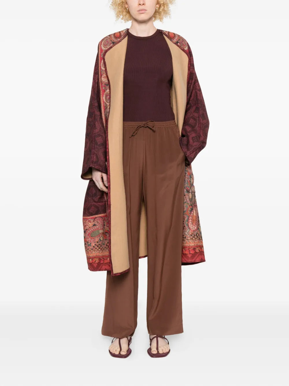 PIERRE-LOUIS MASCIA KIMONO PAISLEY