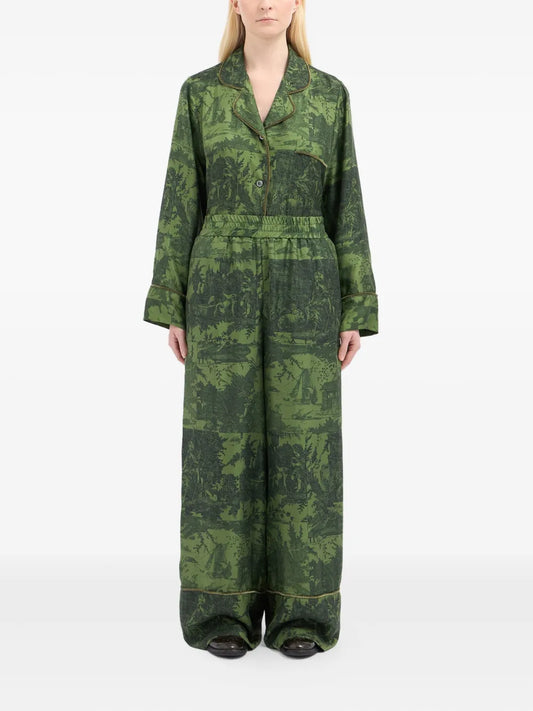 PIERRE-LOUIS MASCIA PANTALONE ALOEGUM VERDE