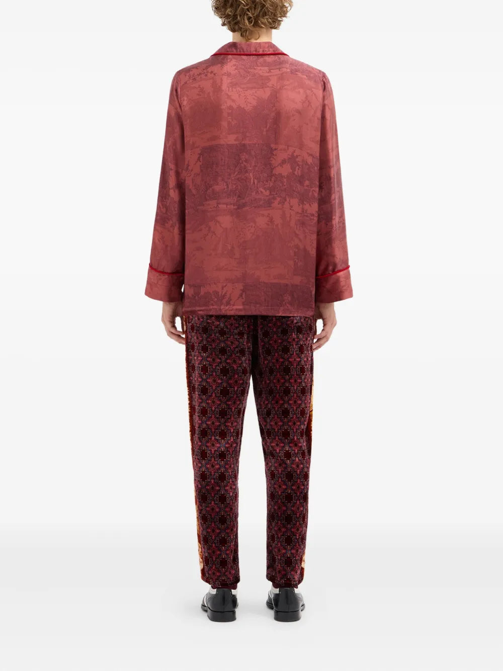 PIERRE-LOUIS MASCIA CAMICIA ALOEGUM ROSSO