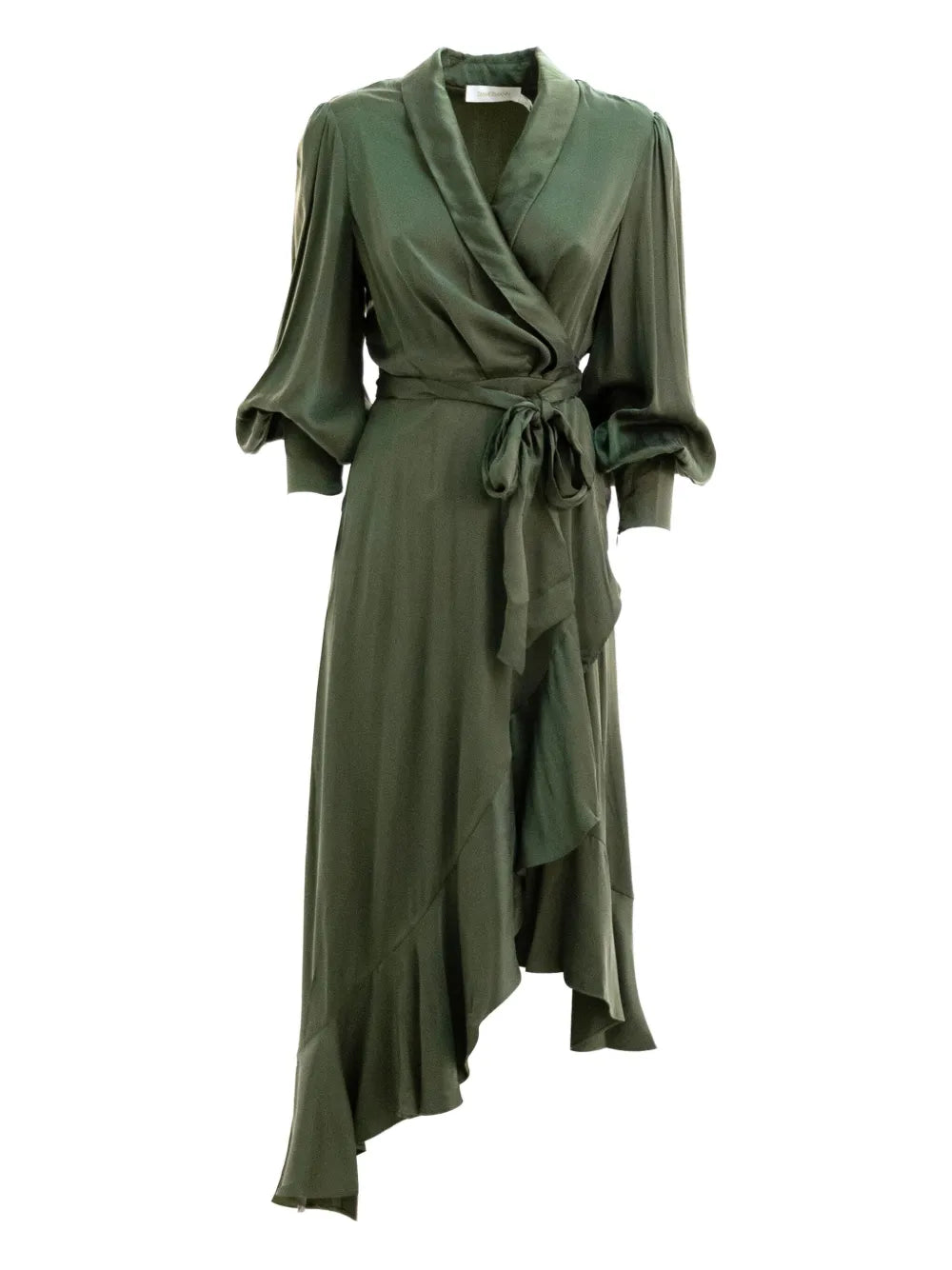 ZIMMERMANN ABITO MIDI DARK GREEN