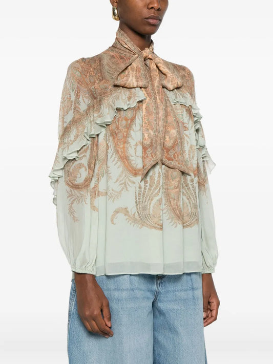 ZIMMERMANN CAMICIA MEMENTO CREAM