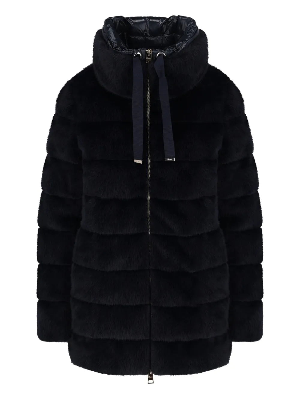 HERNO PIUMINO COLLO ALTO BLU
