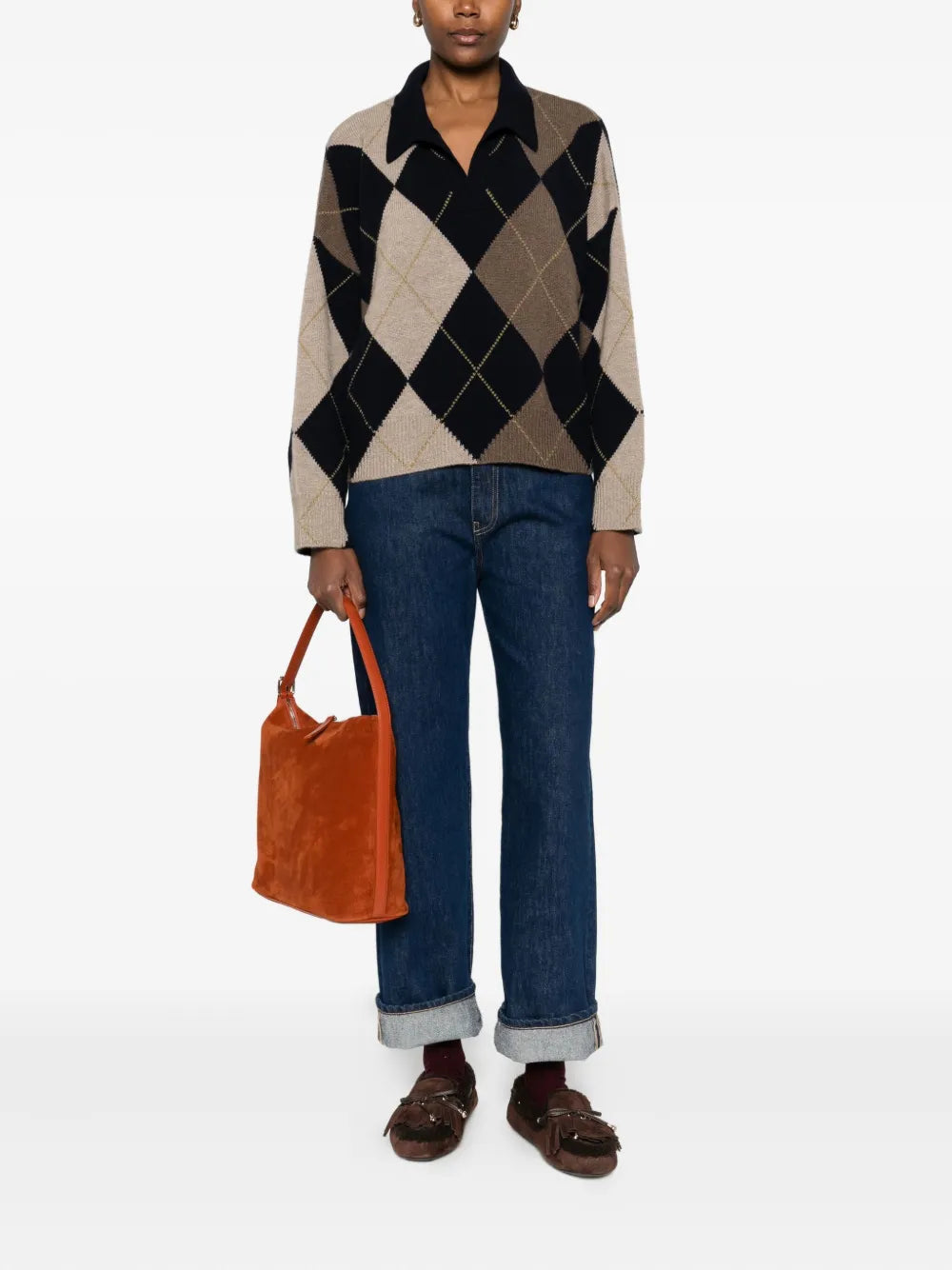 BE YOU MAGLIONE POLO ROMBI