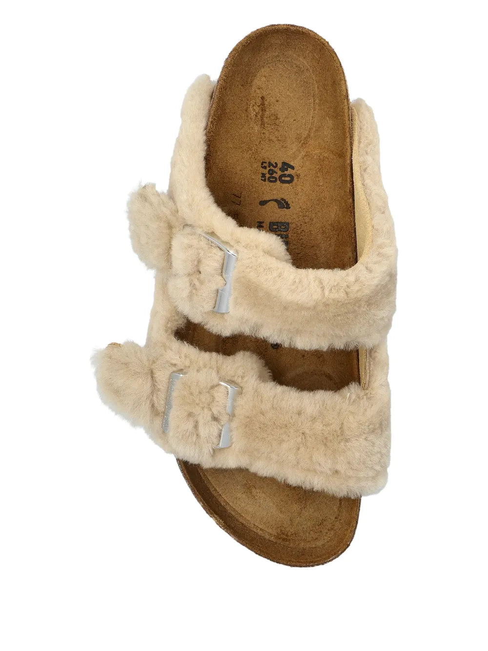 BIRKENSTOCK SANDALO ARIZONA SHEARLING SANDCASTLE