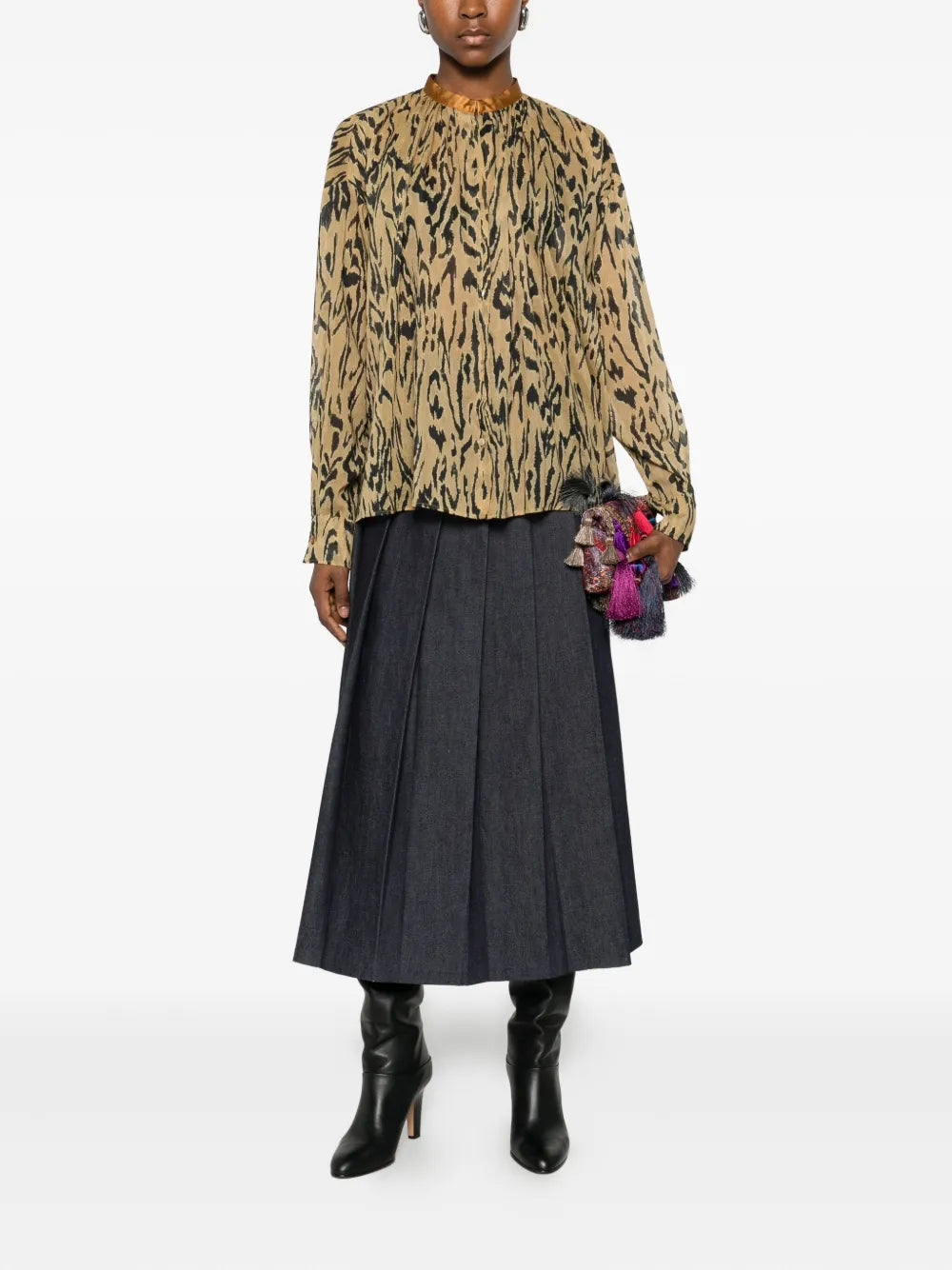 FORTE FORTE CAMICIA ANIMALIER