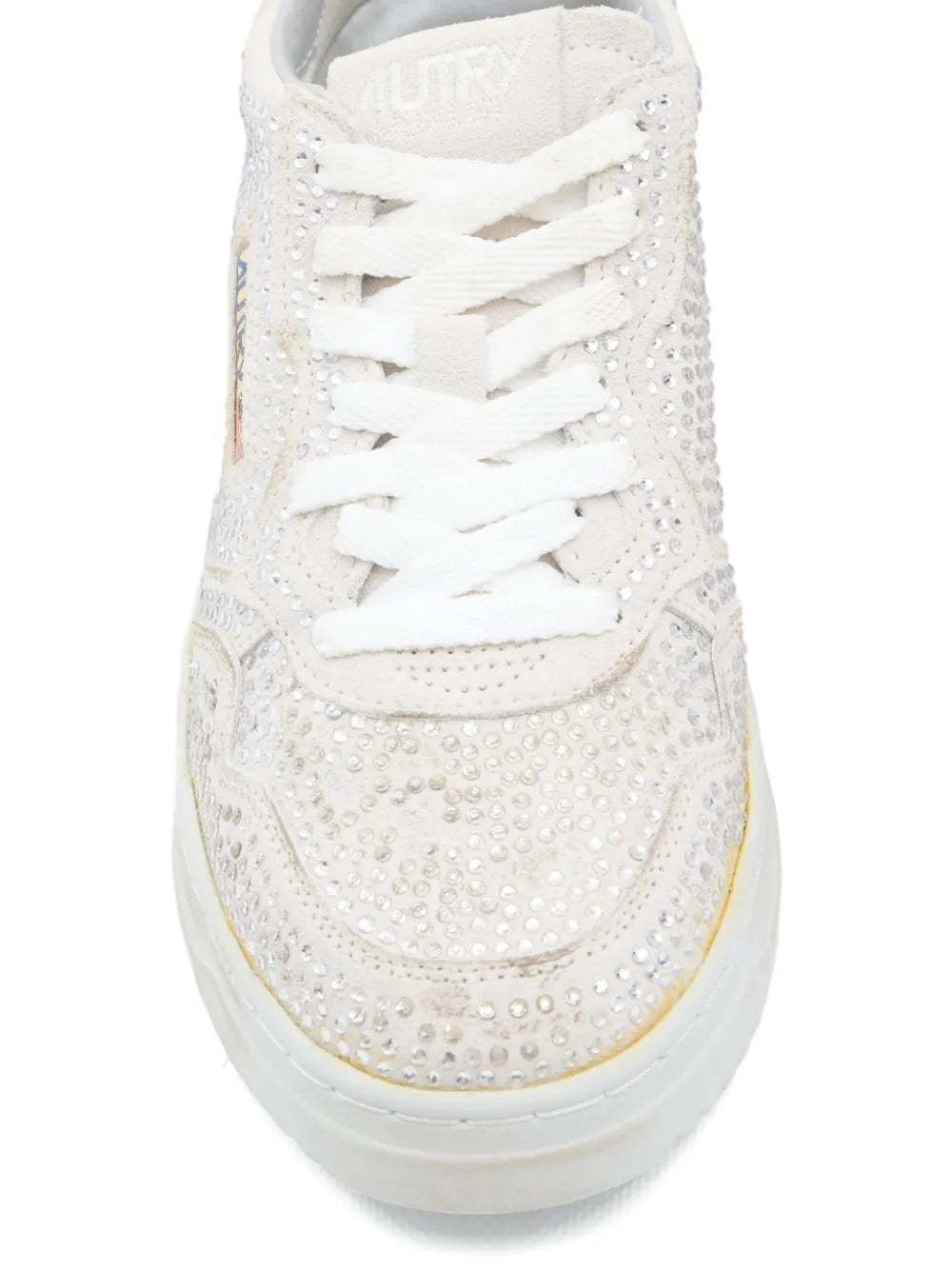 AUTRY SNEAKERS MEDALIST RHINESTON STRASS WHITE