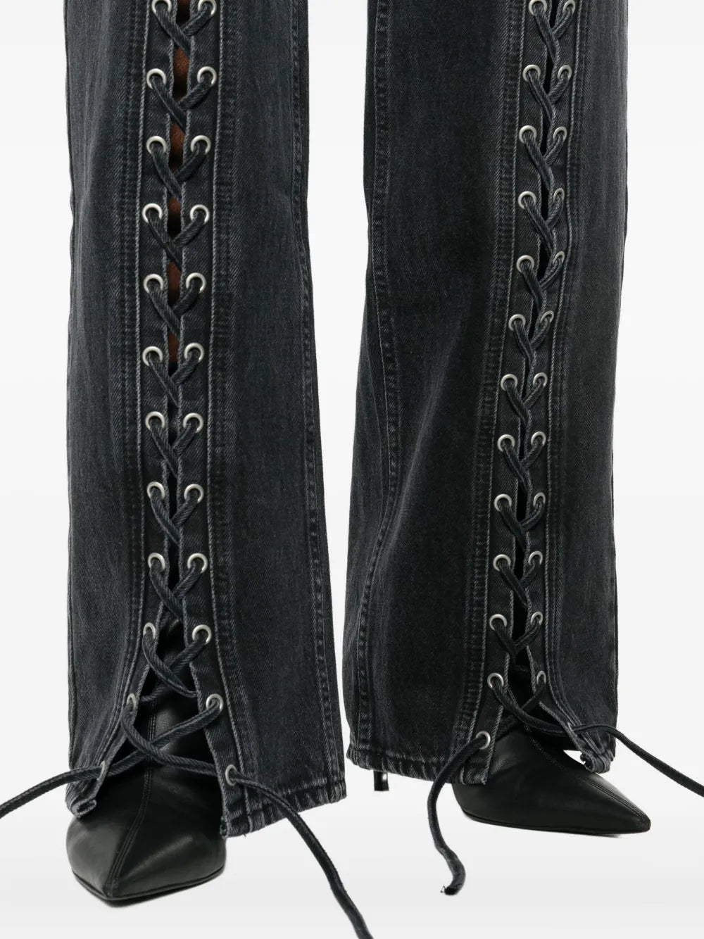 ROTATE JEANS LACCI DENIM BLACK
