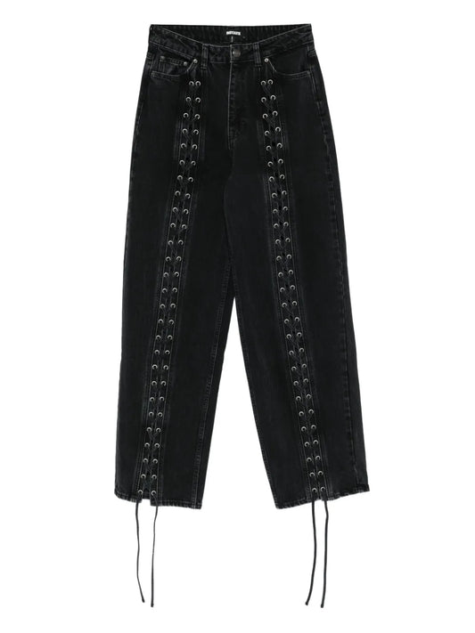 ROTATE JEANS LACCI DENIM BLACK