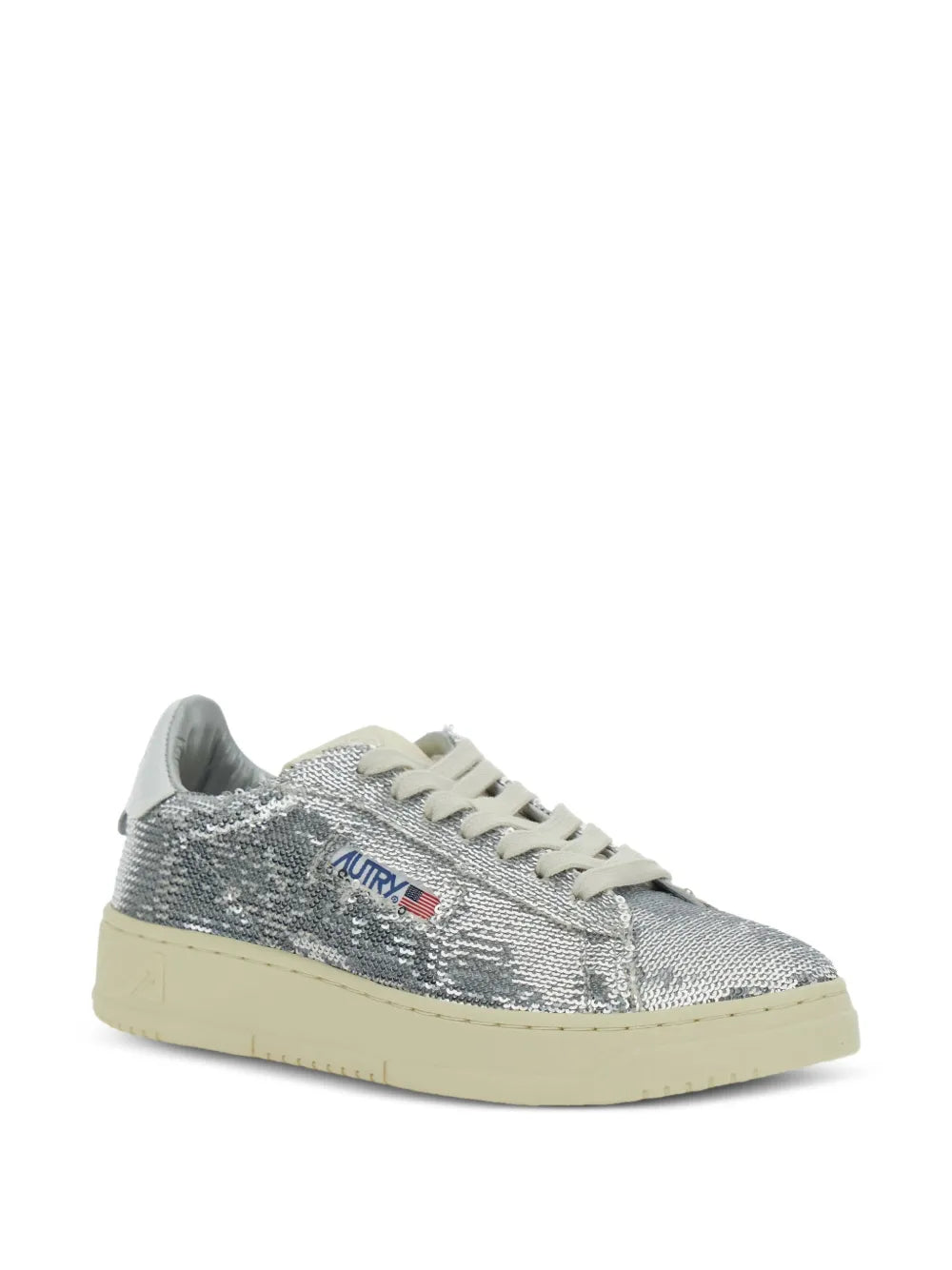 AUTRY SNEAKERS PAILLETTES SILVER