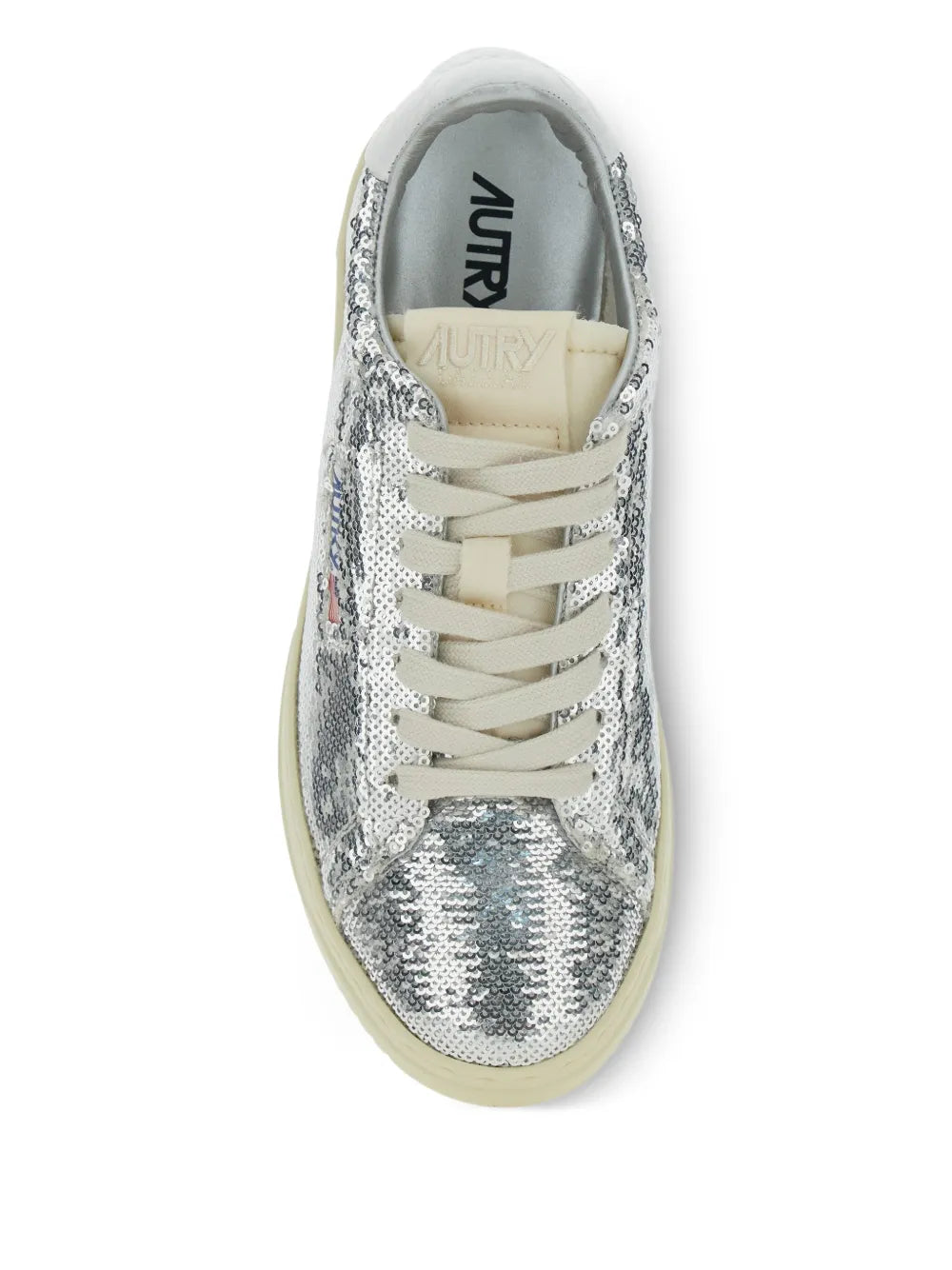 AUTRY SNEAKERS PAILLETTES SILVER