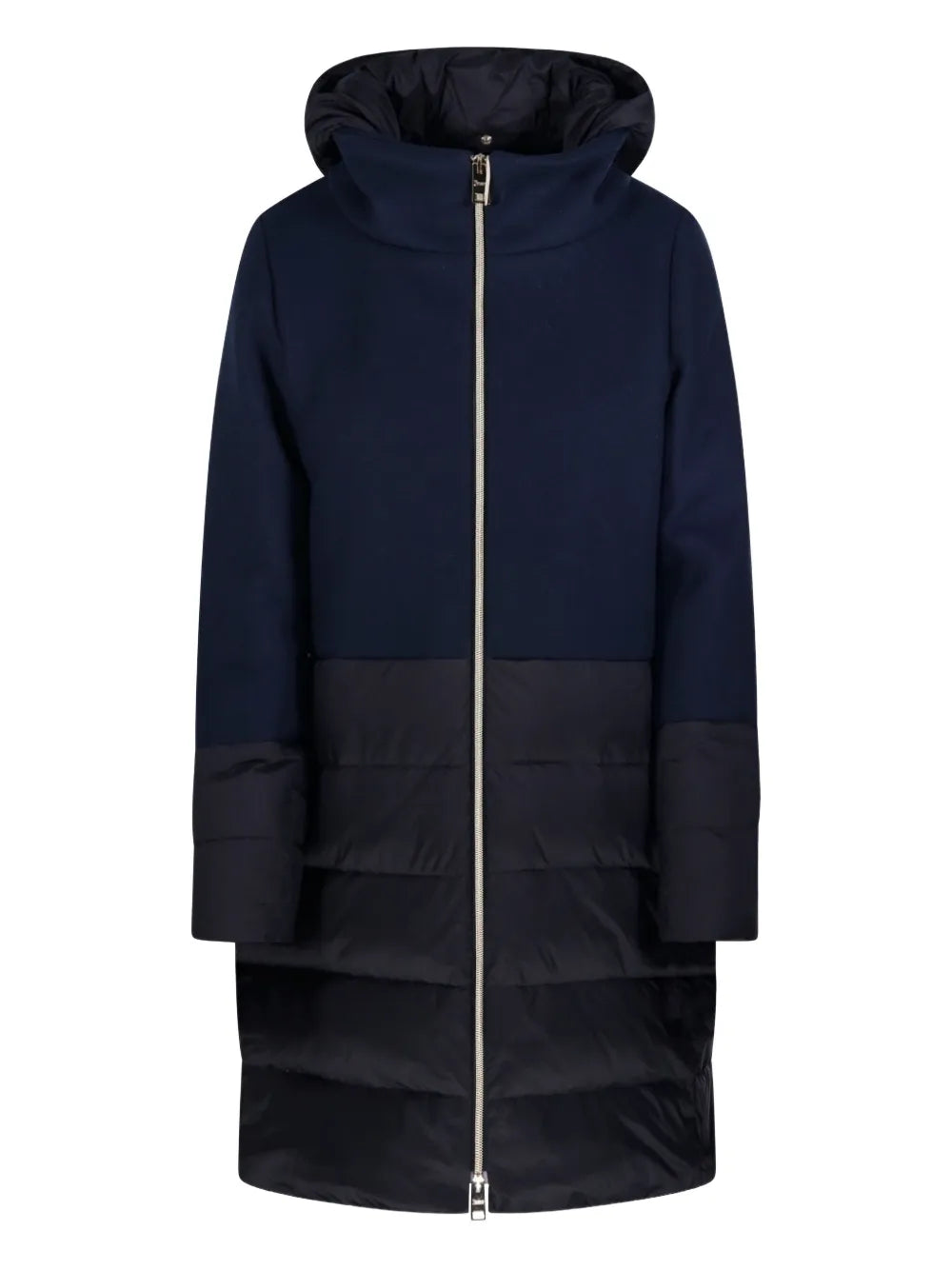 HERNO PIUMINO CAPPUCCIO BLU