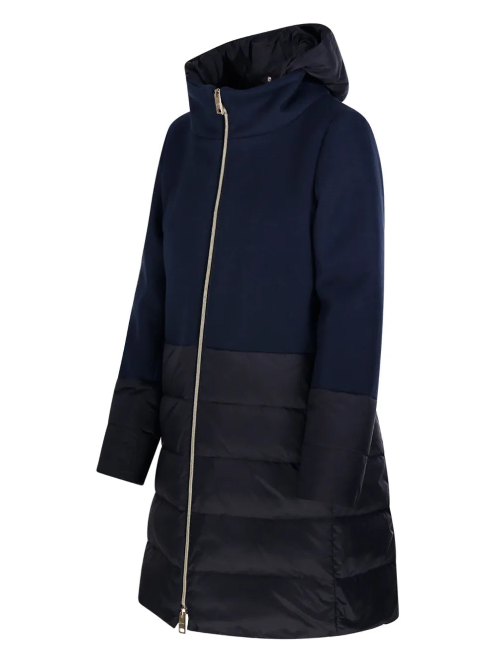 HERNO PIUMINO CAPPUCCIO BLU