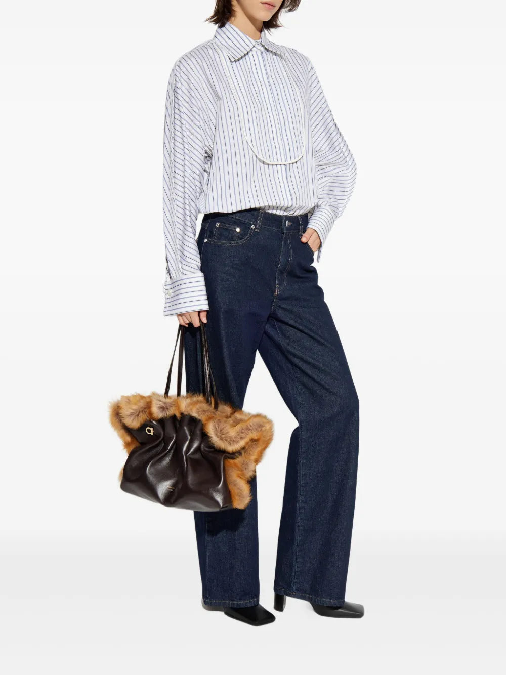 LANVIN CAMICIA RIGHE