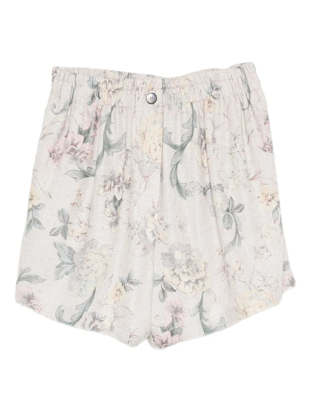 FORTE FORTE SHORT "PEONIA MY LOVE " GLICINE