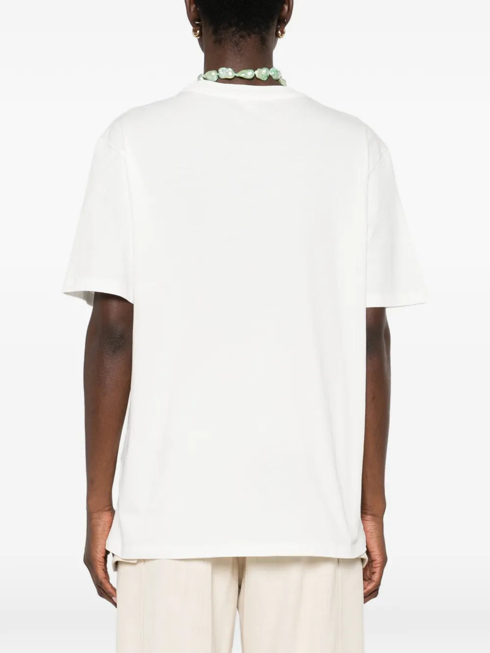 ETRO T SHIRT CON LOGO PANNA