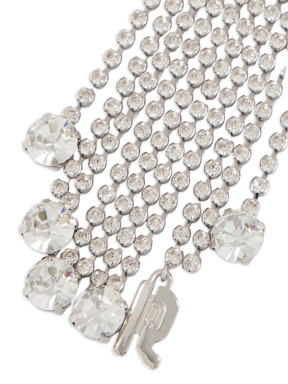 RABANNE CHARMS CRISTALLI SILVER